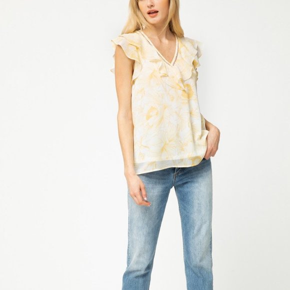 Freesia Flutter Sleeve Blouse - Picture 5 of 7